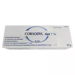 Корсодил :: зубной гель :: 1% 50г фото