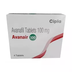 Аванафил (Спедра, Стендра, Разатас) :: Avanair Индия таб. 100мг №4 фото